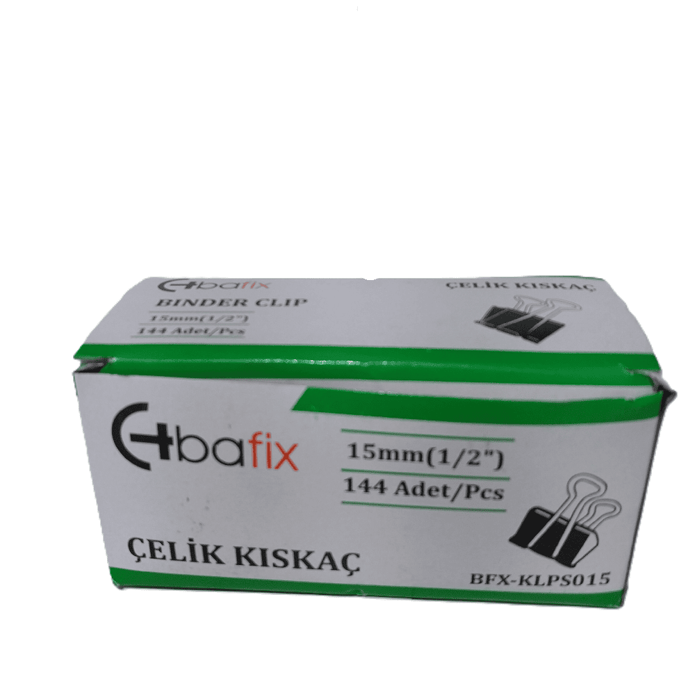 Bafix Kıskaç (Klips) Çelik 15 MM Bfx-Klps015