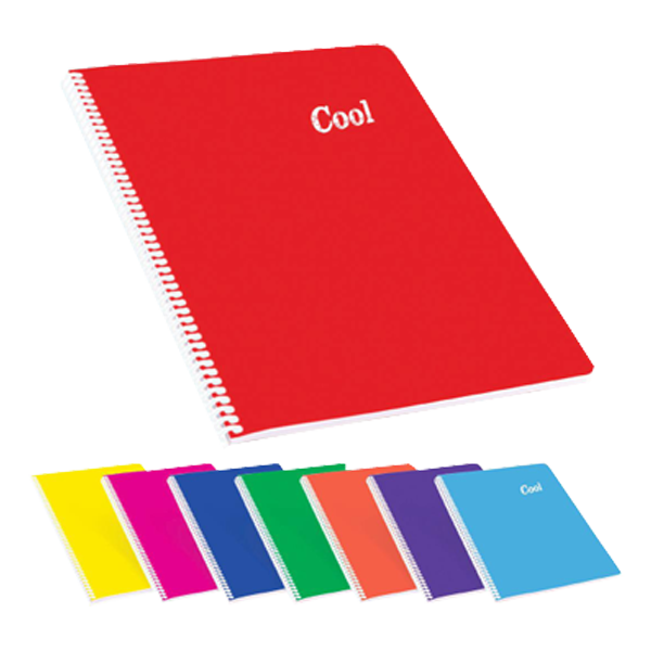 Keskin Color Defter Plastik Kapak Spiralli Cool A4 120 YP Çizgili