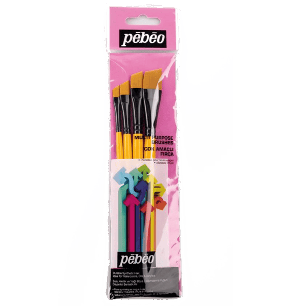 Pebeo Fırça Seti Angular No:1/4-3/8-1/2-5/8 4 LÜ SET-9