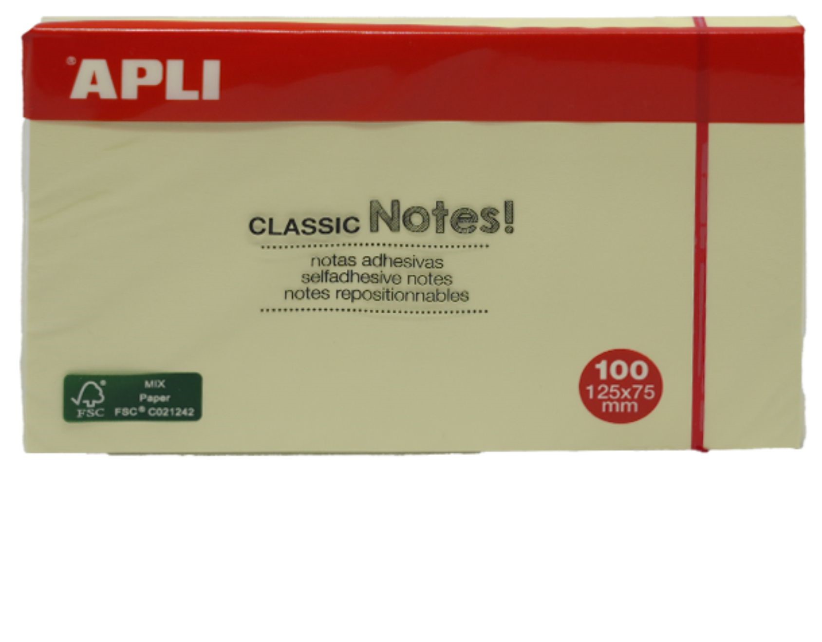 Apli Yapışkanlı Not Kağıdı Classic 100 YP 125x75 10976
