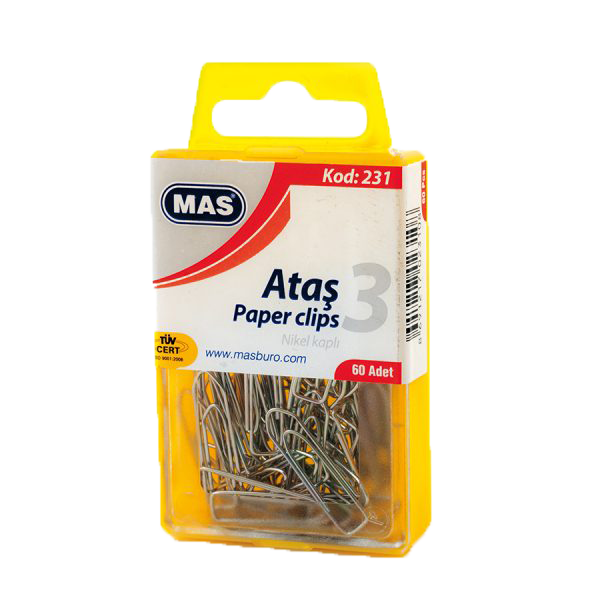 Mas Ataş Kristal Kutu Metal NO:3 60 LI 231