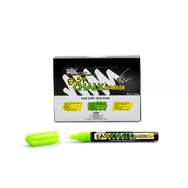 Marvy Markör Tebeşir Yuvarlak Uçlu Yeşil 470