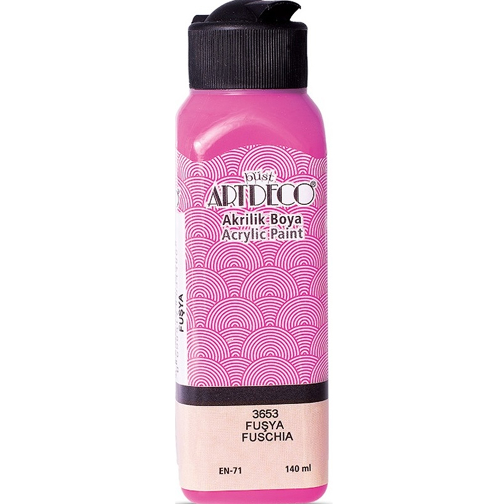 Artdeco Akrilik Boya 140 ML Fuşya 070R-3653