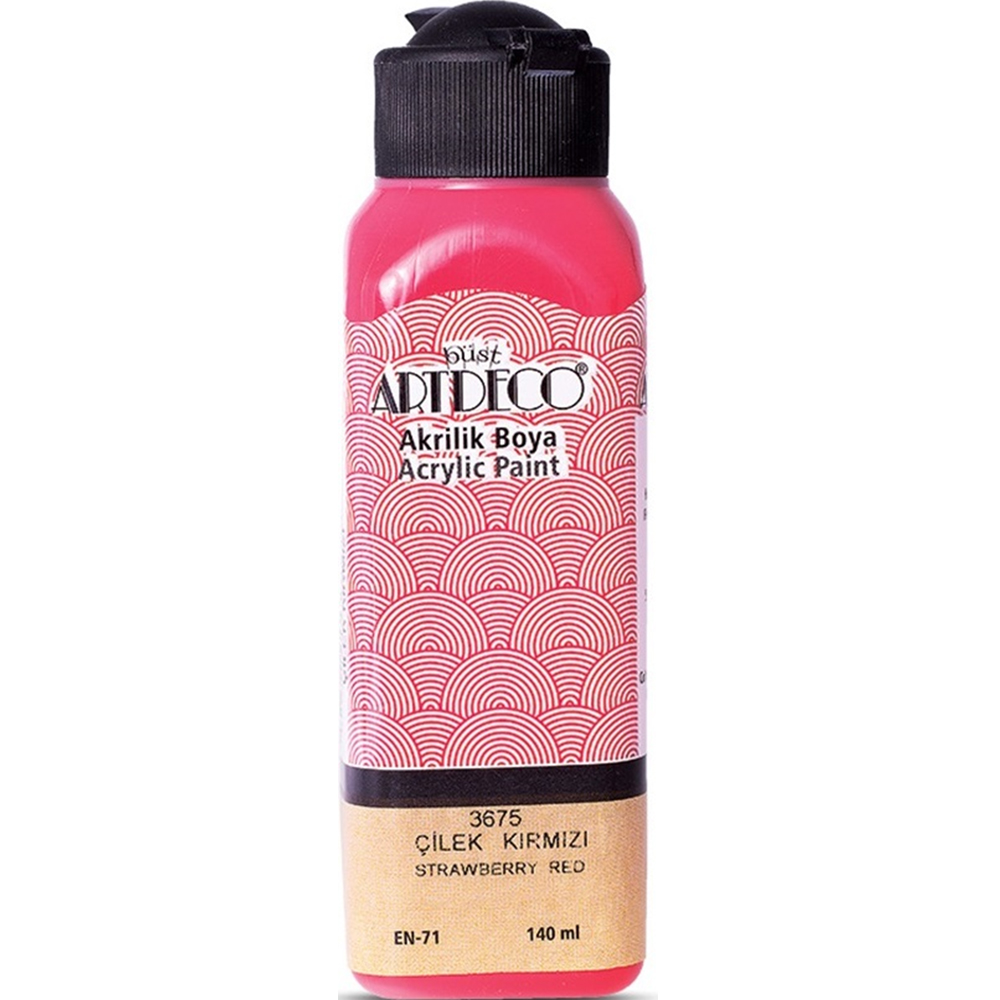 Artdeco Akrilik Boya 140 ML Çilek Kırmızı 070R-3675