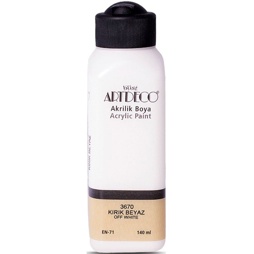 Artdeco Akrilik Boya 140 ML Kırık Beyaz 070R-3670