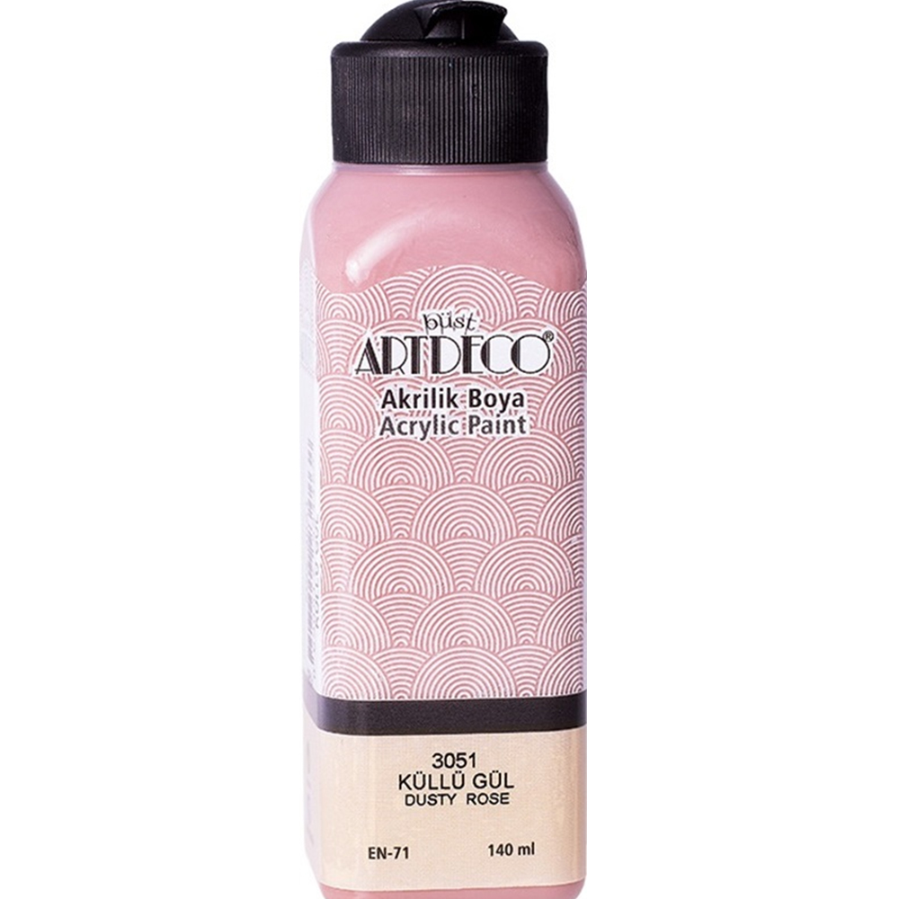 Artdeco Akrilik Boya 140 ML Küllü Gül 070R-3051