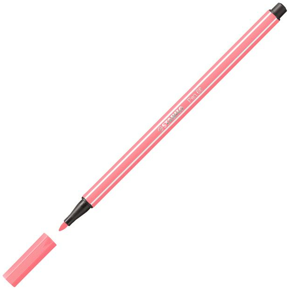 Stabilo Keçe Uçlu Boya Kalemi 1 MM Fosforlu Kırmızı 68/040