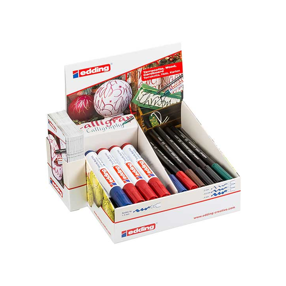 Edding Kaligrafi Kalem 38 Li Dsp