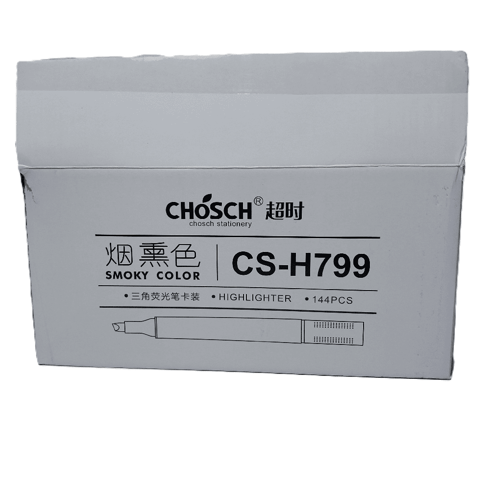 Bafix Fosforlu Kalem Kalem Tipi Smoky Color 6 Renk 6 LI Blister CS-H799