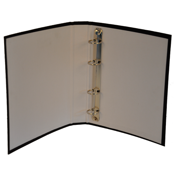 Bafix Talebe Klasörü Pvc 4 Halkalı A5 Siyah