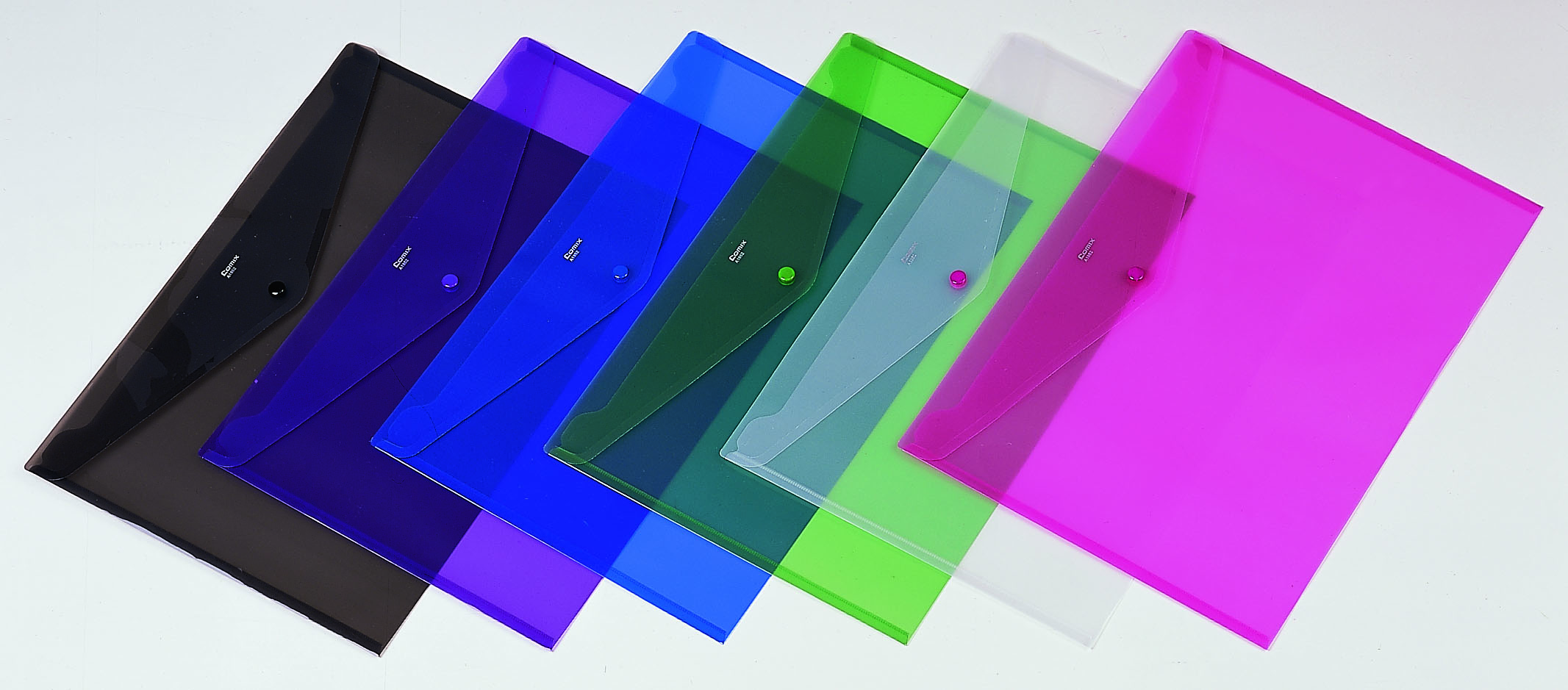 Comix Çıtçıtlı Dosya A3 Karışık Renk A1852