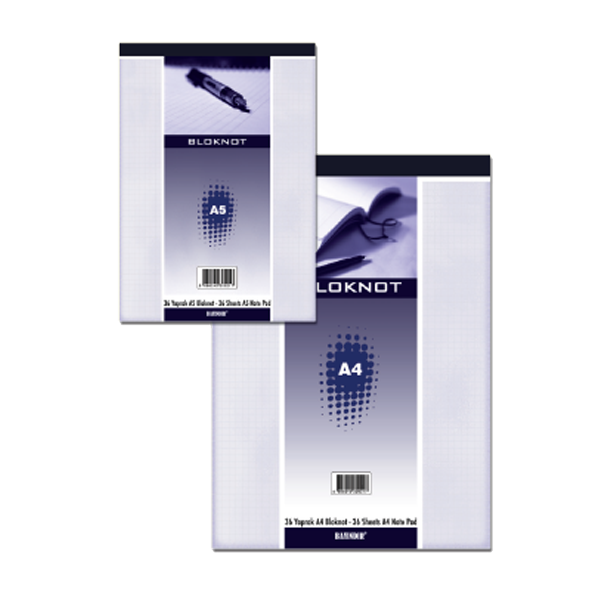 Bayındır Bloknot Çizgili 36 YP A4 BBN0101
