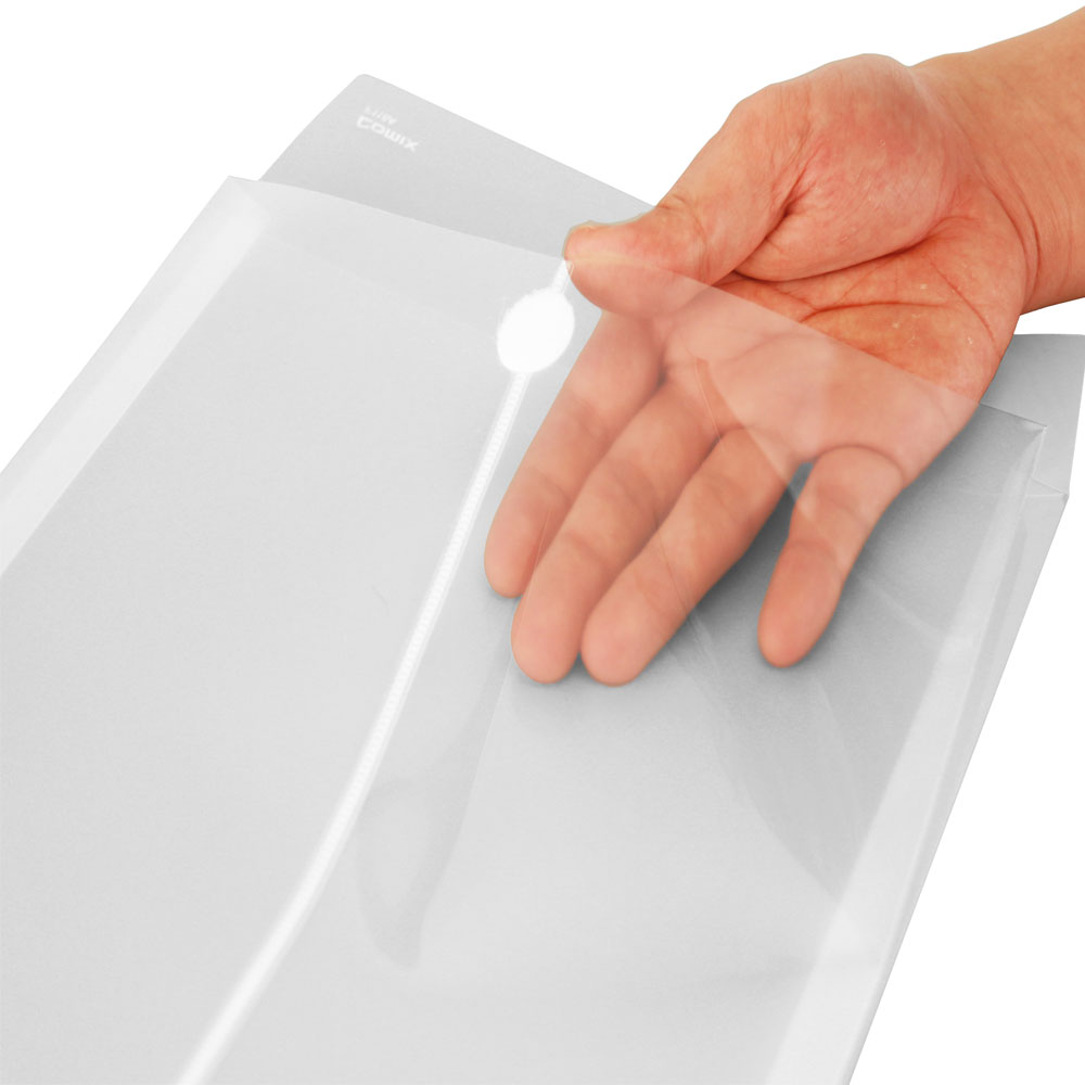 Comix Cırtcırtlı Dosya Körüklü Dikey Şeffaf Renkler F118A