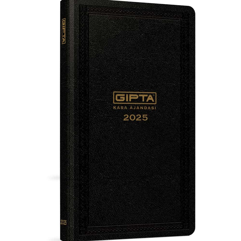 Gıpta Ticari Ajanda Dikişli Sert Kapaklı 17x33 118-TCK