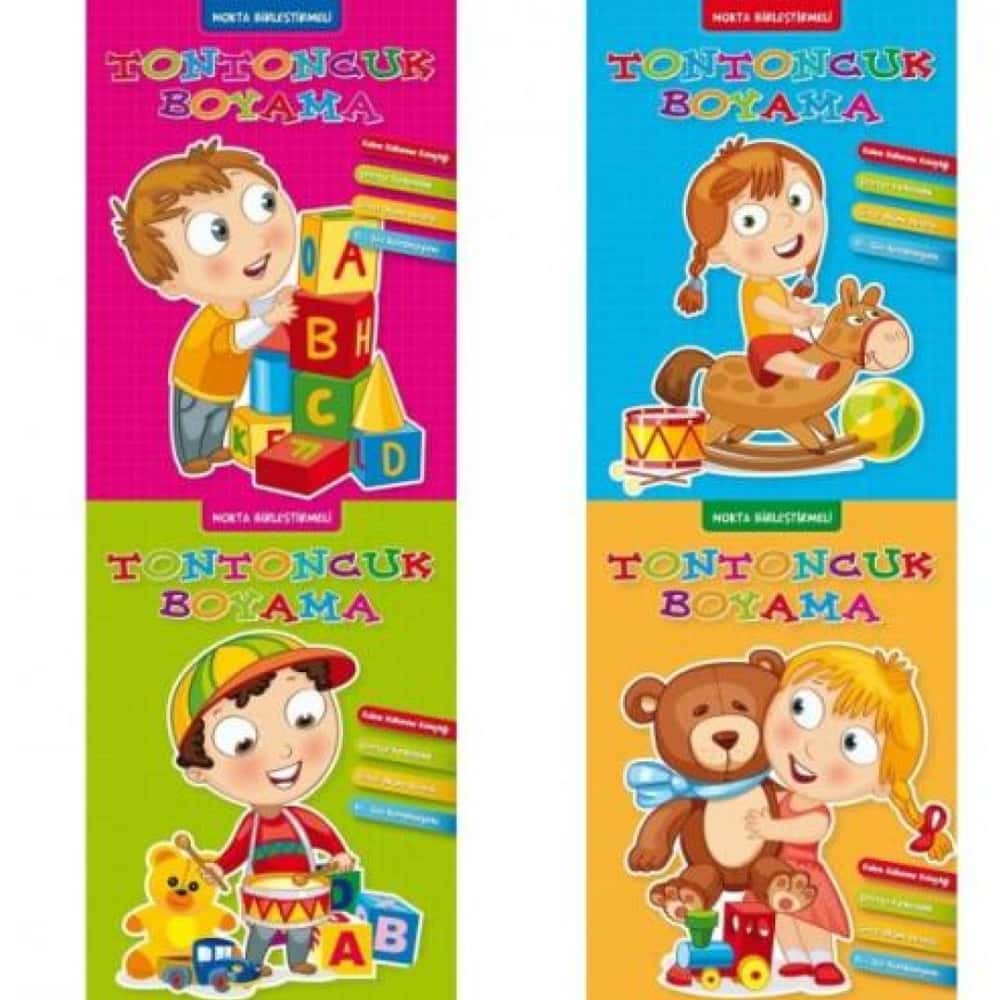 Ema Tontoncuk Boyama 4 Kitap