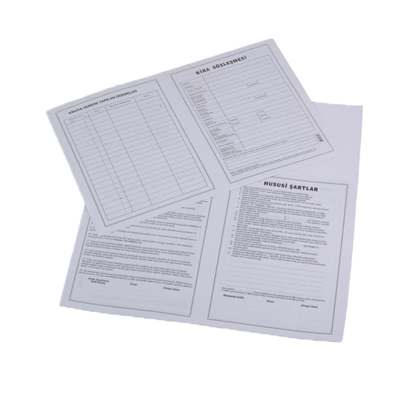 Gülpaş Kira Kontratı 100 Lü 21x30 205