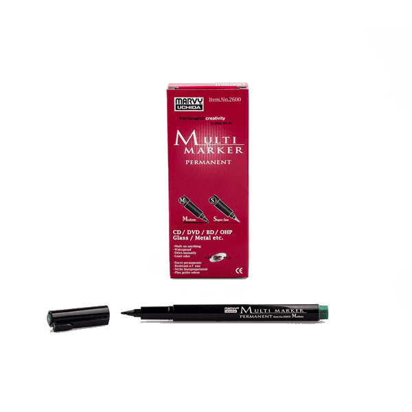 Marvy Asetat Kalemi Permanent M Seri Yeşil 2600M-4