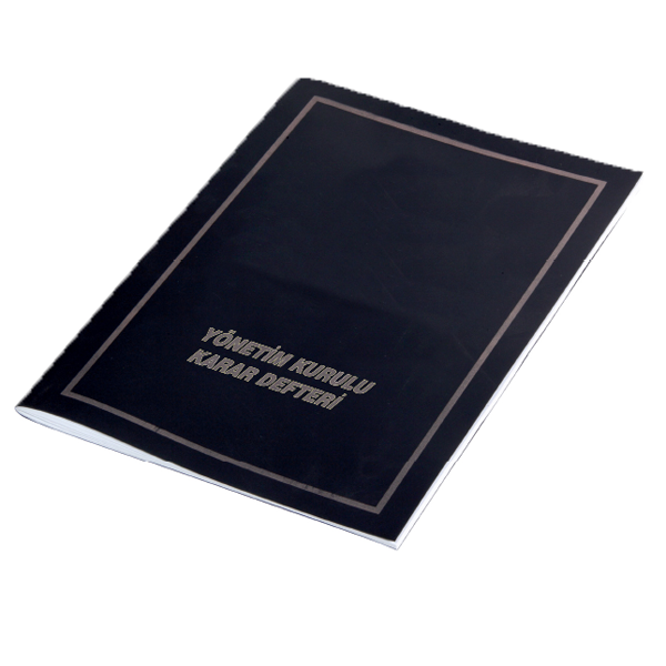Gülpaş Yönetim Kurulu Karar Defteri Plastik Kapak 40 Yp