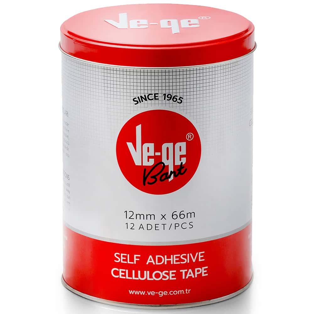 Vege Selefon Bant Teneke 12x66