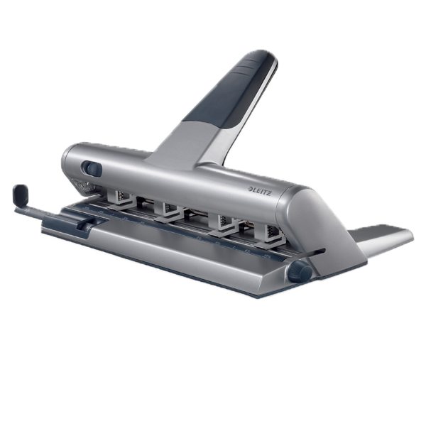 Leitz Kollu Perfaratör ( Delgeç ) 4 Mekanizma 30 Syf Gri 5114