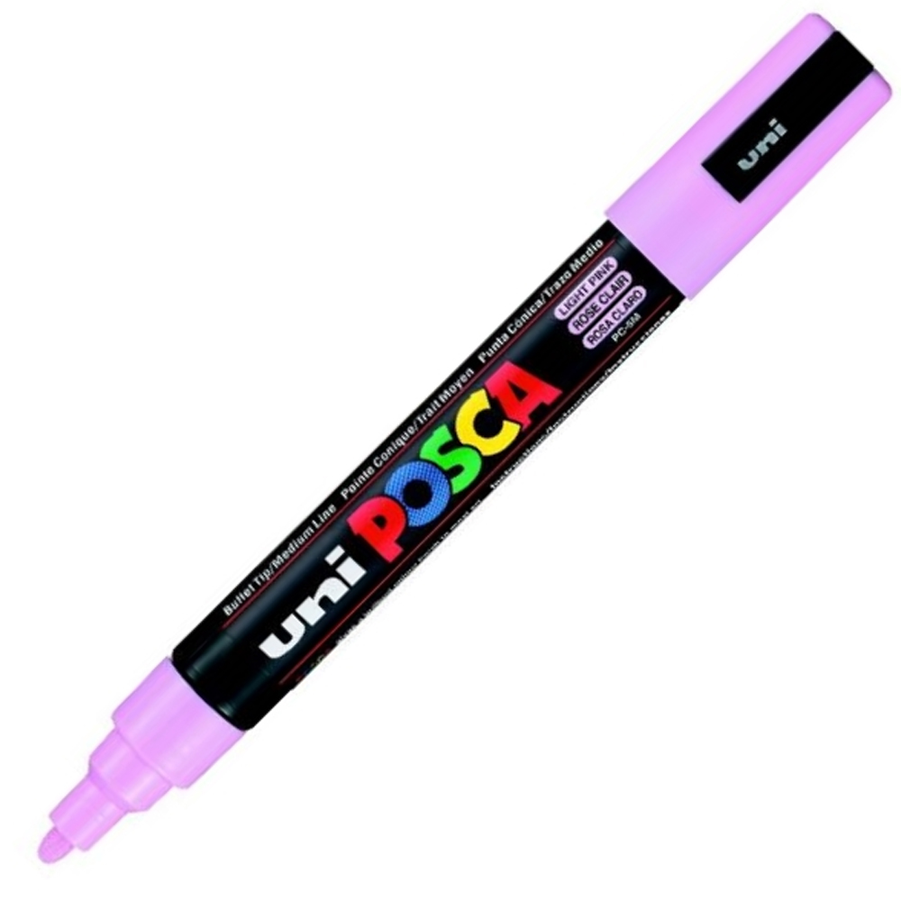 Uni-Ball Posca 1.8-2.5 Su Bazlı Poster Markörü A.Pembe PC-5M
