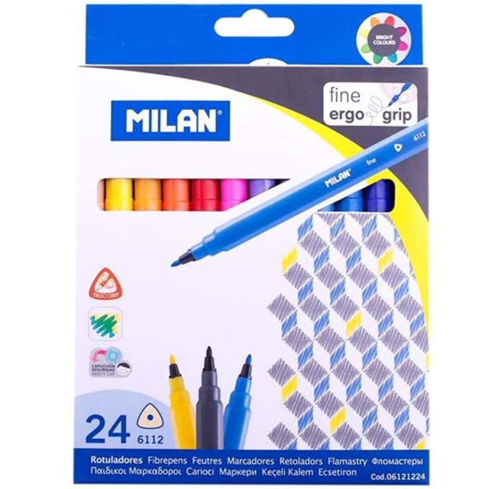 Milan Keçeli Boya Kalemi 24 LÜ ML 80159