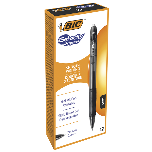 Bic Jel Kalem Basmalı Gelocıty Orıgınal 12 Li Siyah