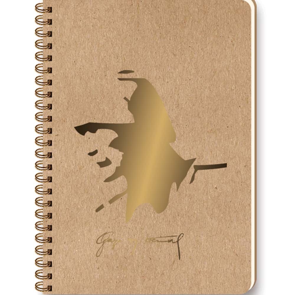 Keskin Color Spiralli Defter Funky Atatürk 16,5x22,5 100 YP Kareli 418112-99