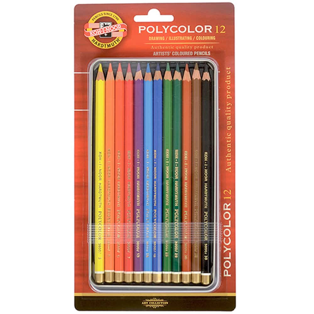 Koh-I Noor Set of artist´s colouRed pencils 3822 12