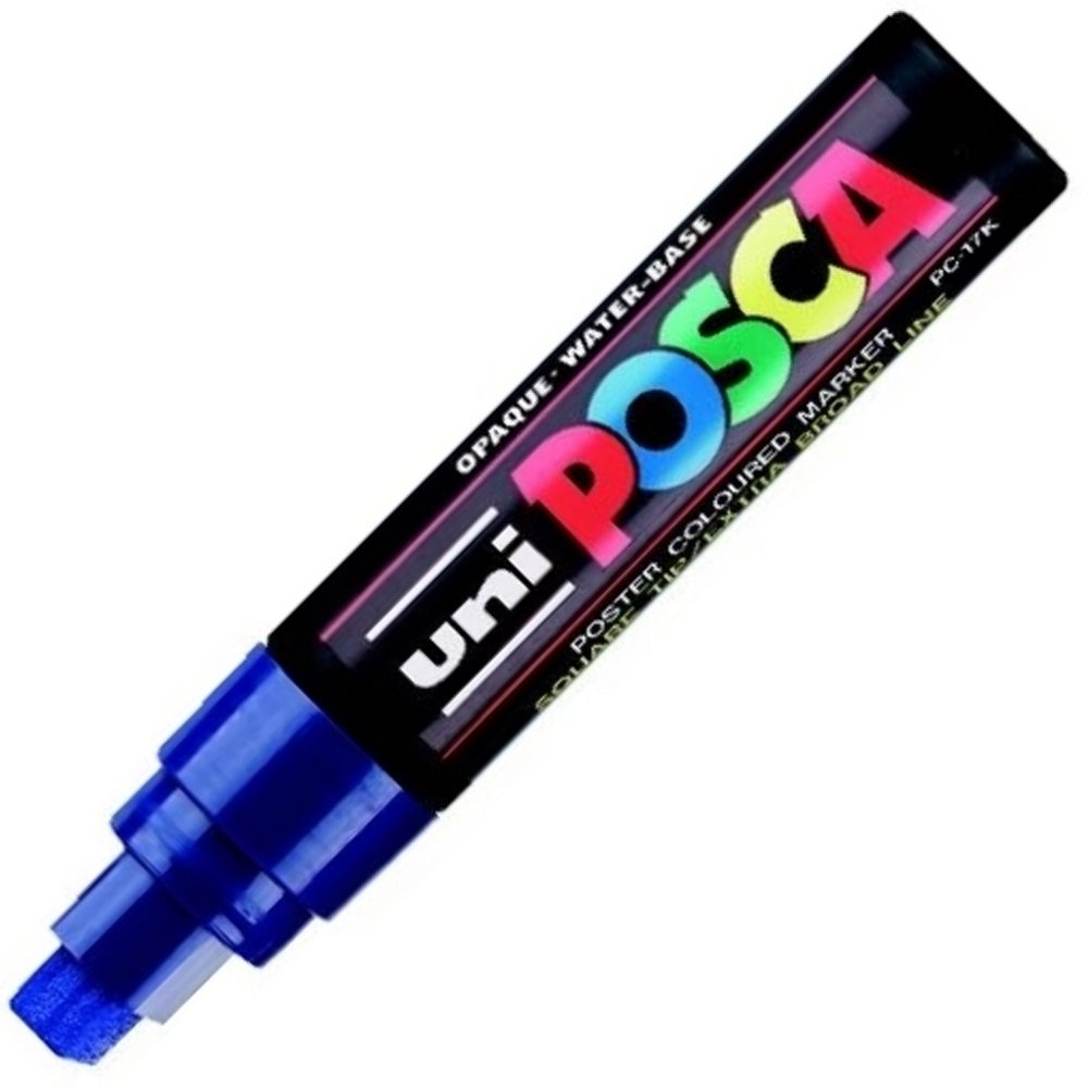 Uni-Ball Posca 15.0 Su Bazlı Poster Markörü Mavi Pc-17K