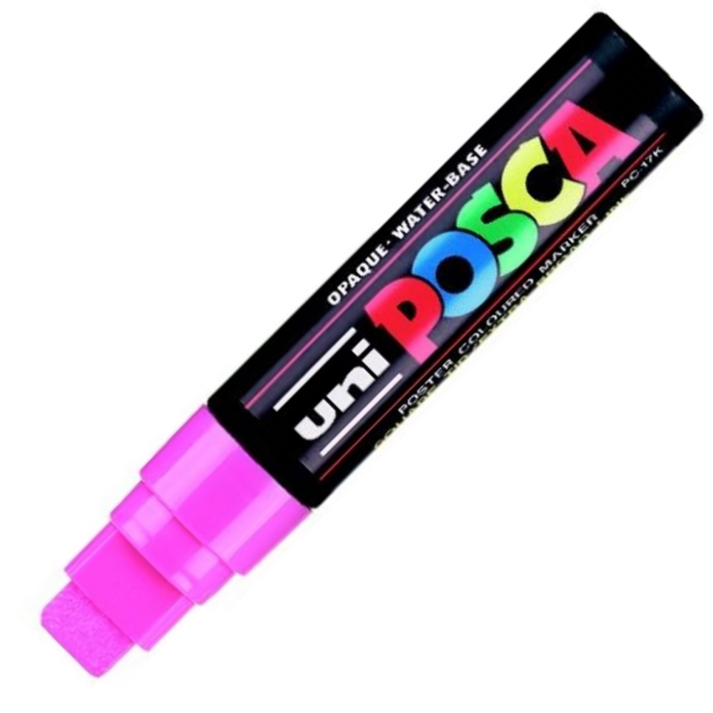 Uni-Ball Posca 15.0 Su Bazli Poster Markörü Pembe Pc-17K