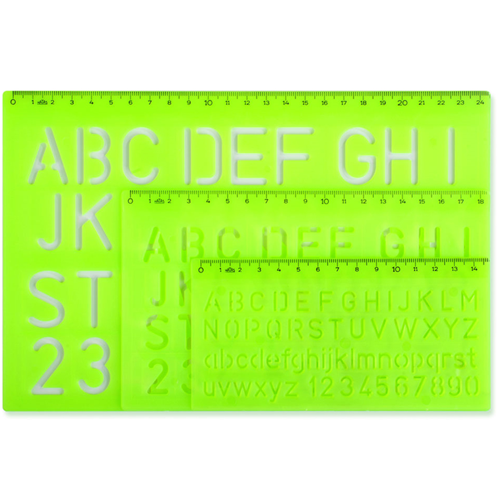 Hatas Büyük Harf Yazı Seti 10-20-30 MM Takım 2260