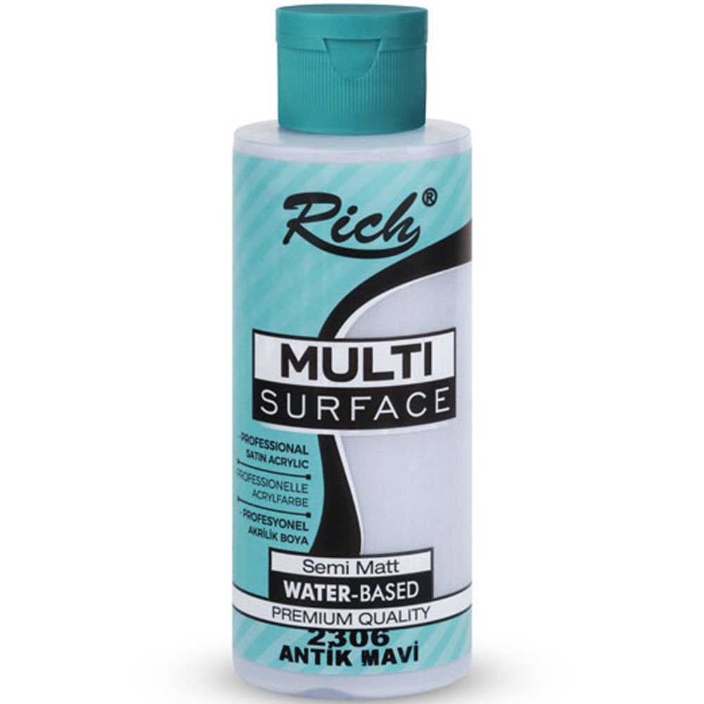 Rich Akrilik Boya Multi Surface 120 CC Antik Mavi 2306