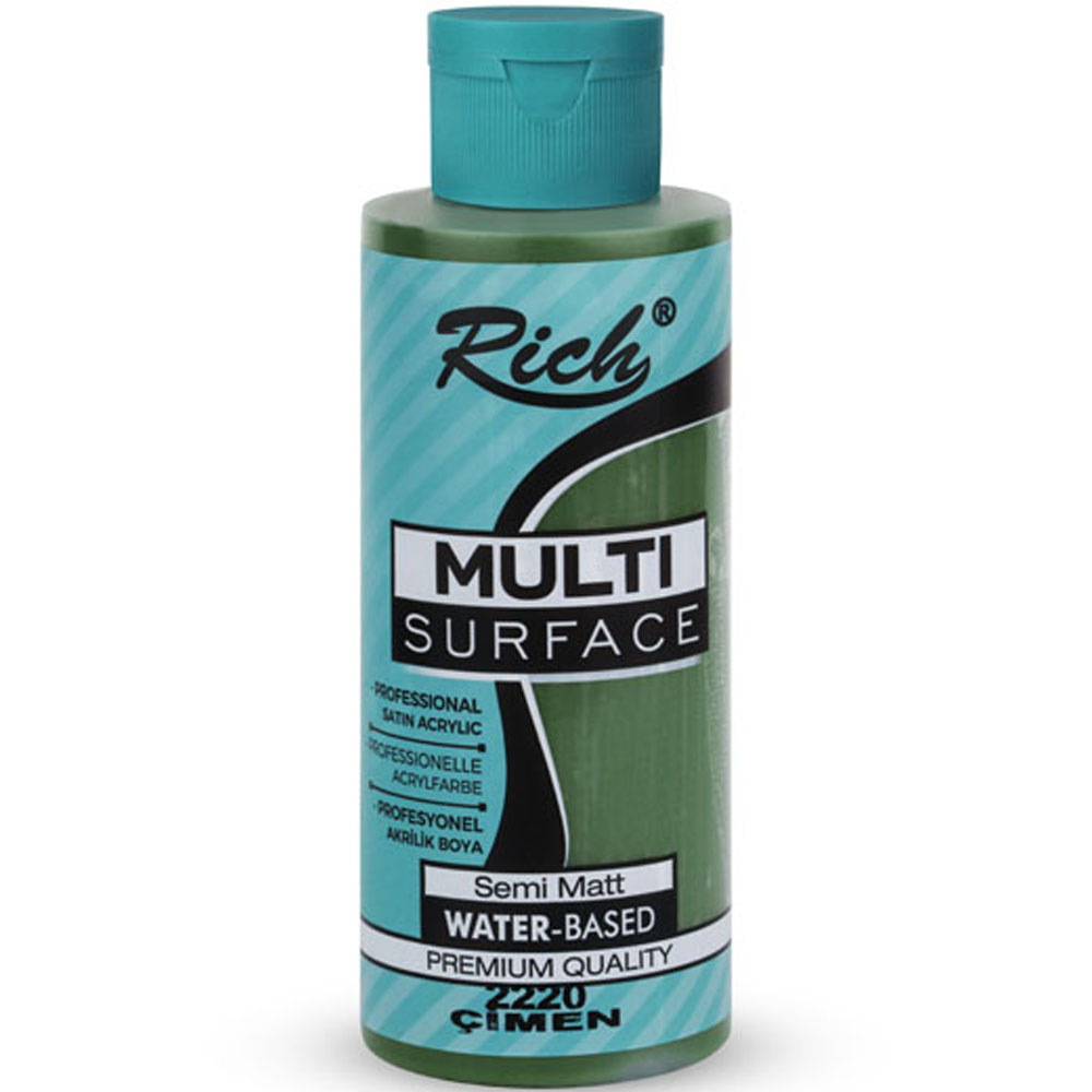 Rich Akrilik Boya Multi Surface 120 CC Çimen 2220