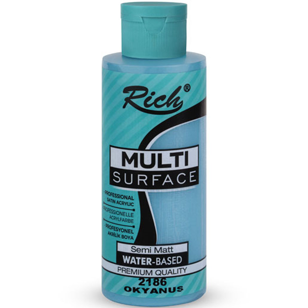 Rich Akrilik Boya Multi Surface 120 CC Okyanus 2186
