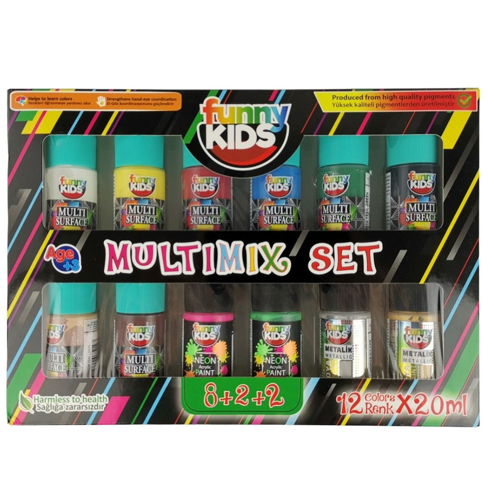 Funny Kids Multımıx 20 ML 12 Li Set 2100