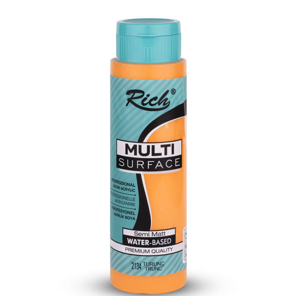 Rich Akrilik Boya Multi Surface 500 CC Turunç 500-2134