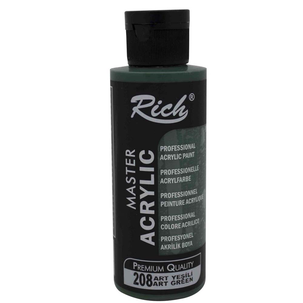 Rich Akrilik Boya Master 120 CC Art Yeşili 208