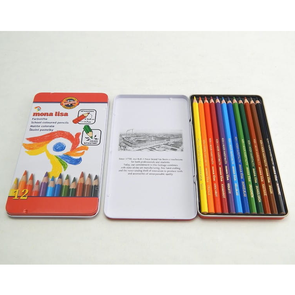 Koh-I Noor Set Of Artist´s ColouRed Pencils 3812 12