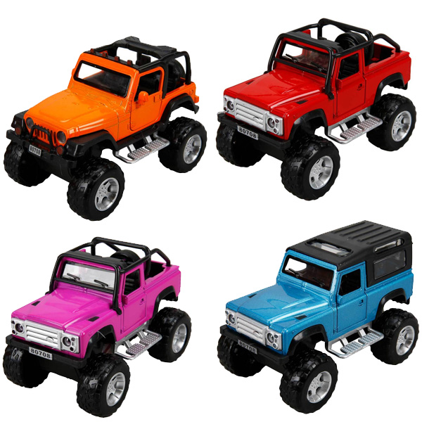 Sunman Oyuncak Sesli Ve Işıklı Metal Araba Safarı Jeep 13 Cm FY80708