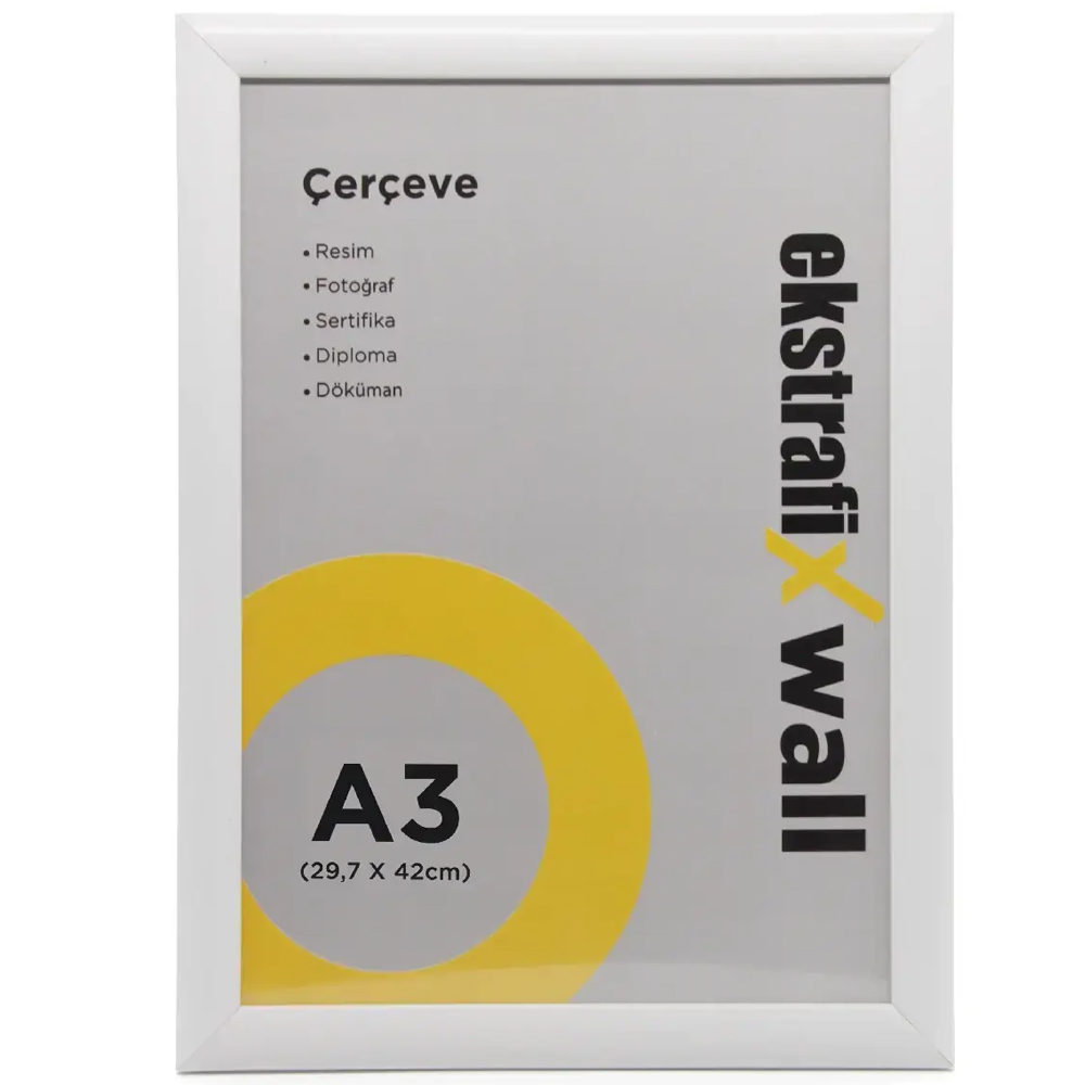 Ekstrafix Çerçeve A3 22 Li Beyaz Fix-çb07