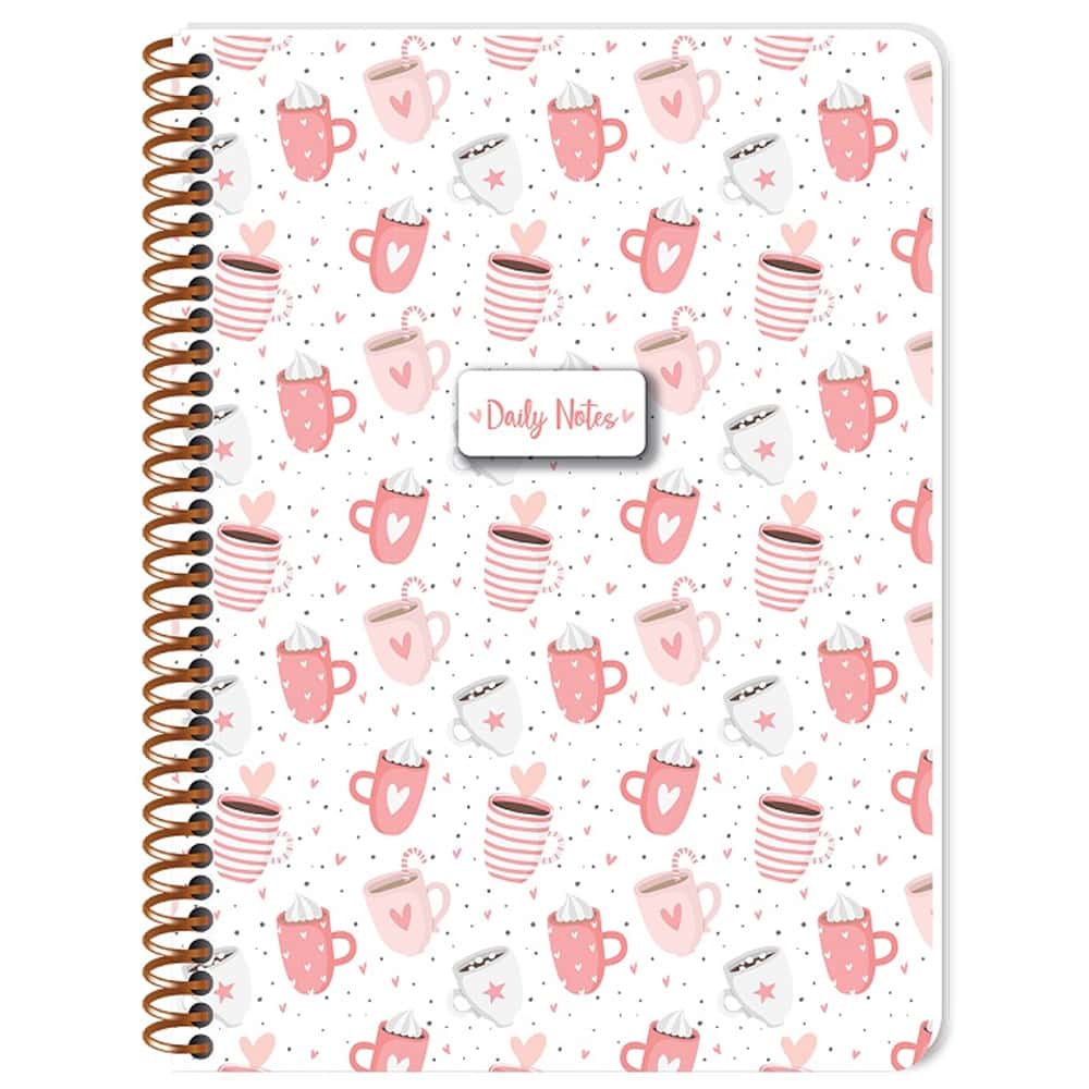 Keskin Color Defter Karton Kapak Spiralli Coffee 16,x22,5 80 YP Kar.