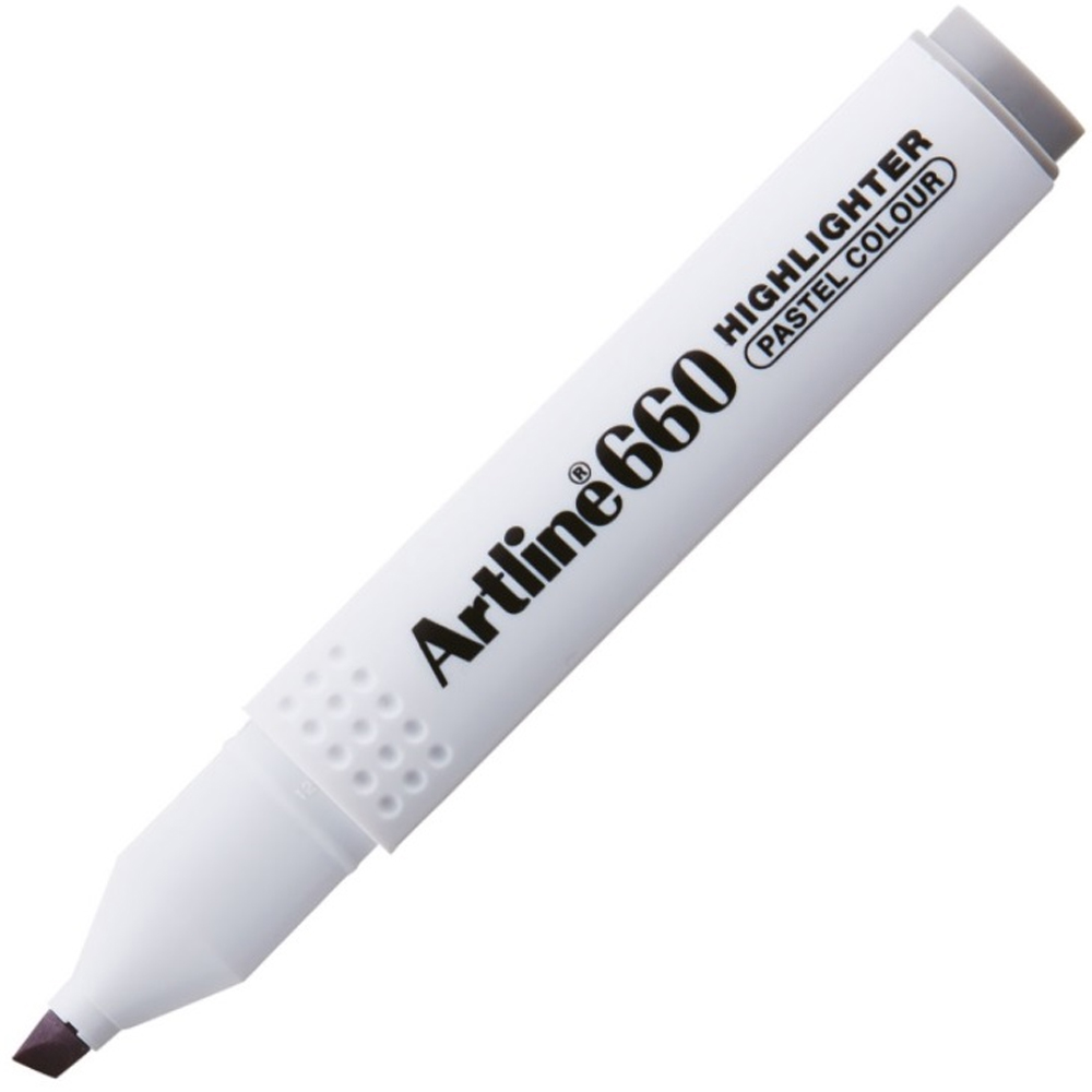 Artline Fosforlu Kalem Kesik Uç 1,0-4,0 MM Pastel Grey EK-660N