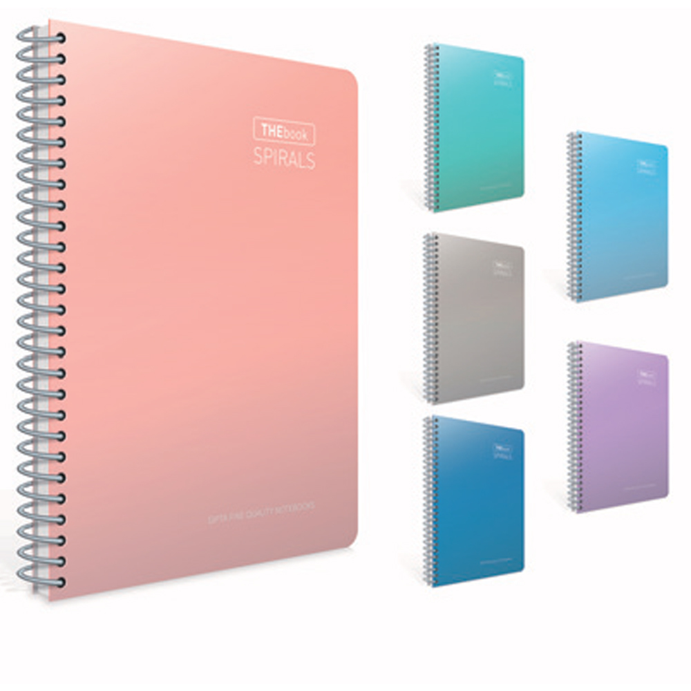Gıpta Spiralli Sert Kapak Defter Thebook Spırals A4 140 YP Çizgili 5506