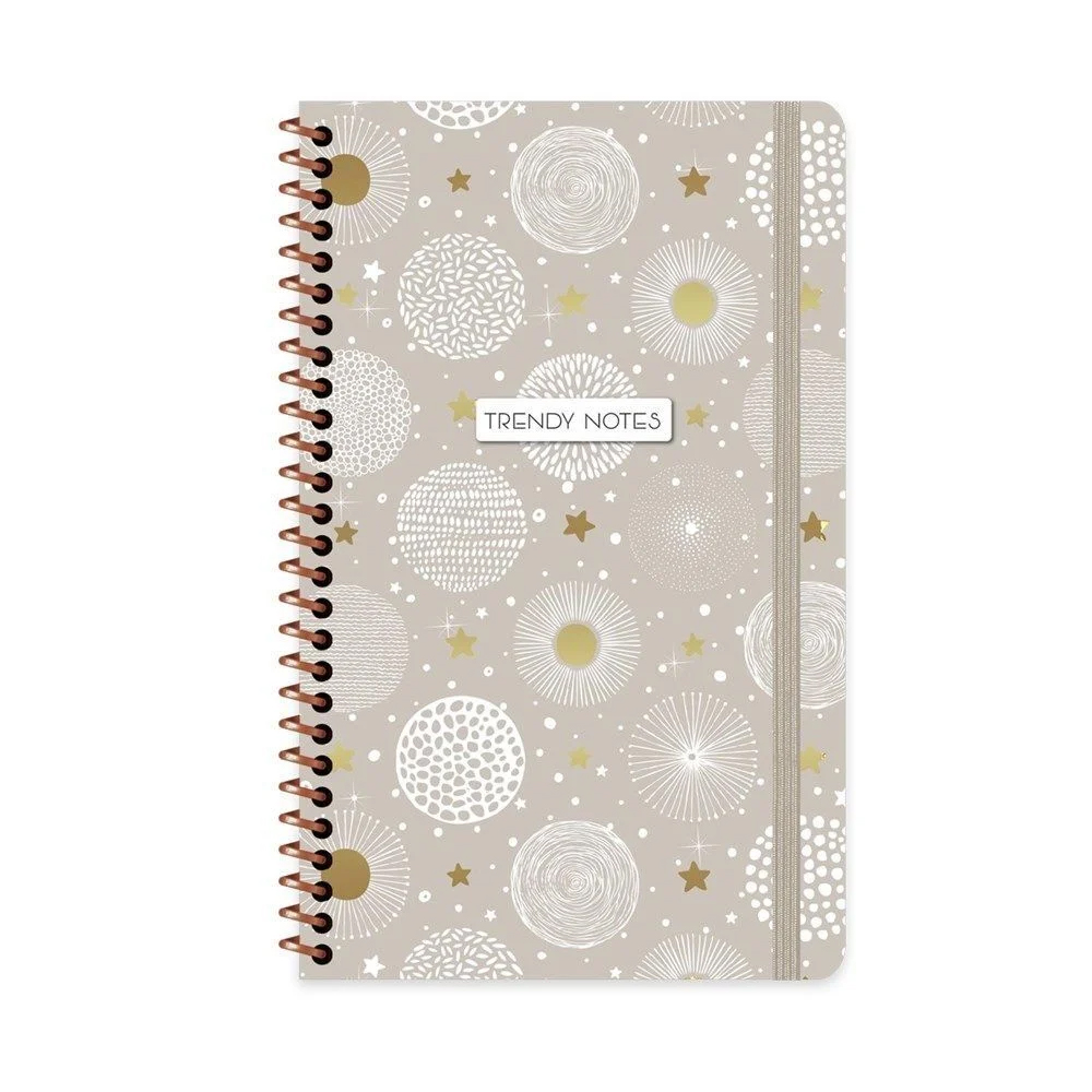 Keskin Color Sert Kapak Spr Beads Gold 13x21 80 YP Çizgili