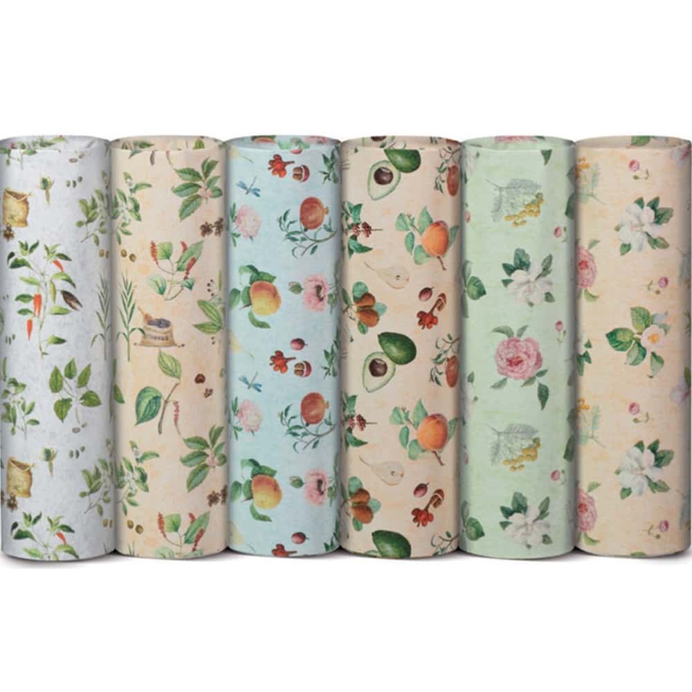 Rex Ambalaj Kağıdı Tekli Rulo Ecocarta Botanica 70x200