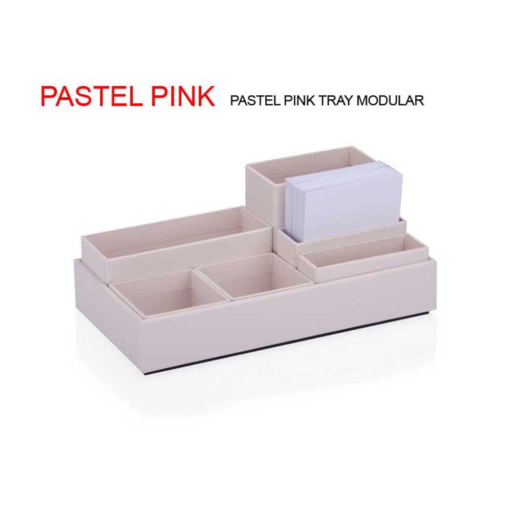 Gıpta Pastel Pink Tray Modular