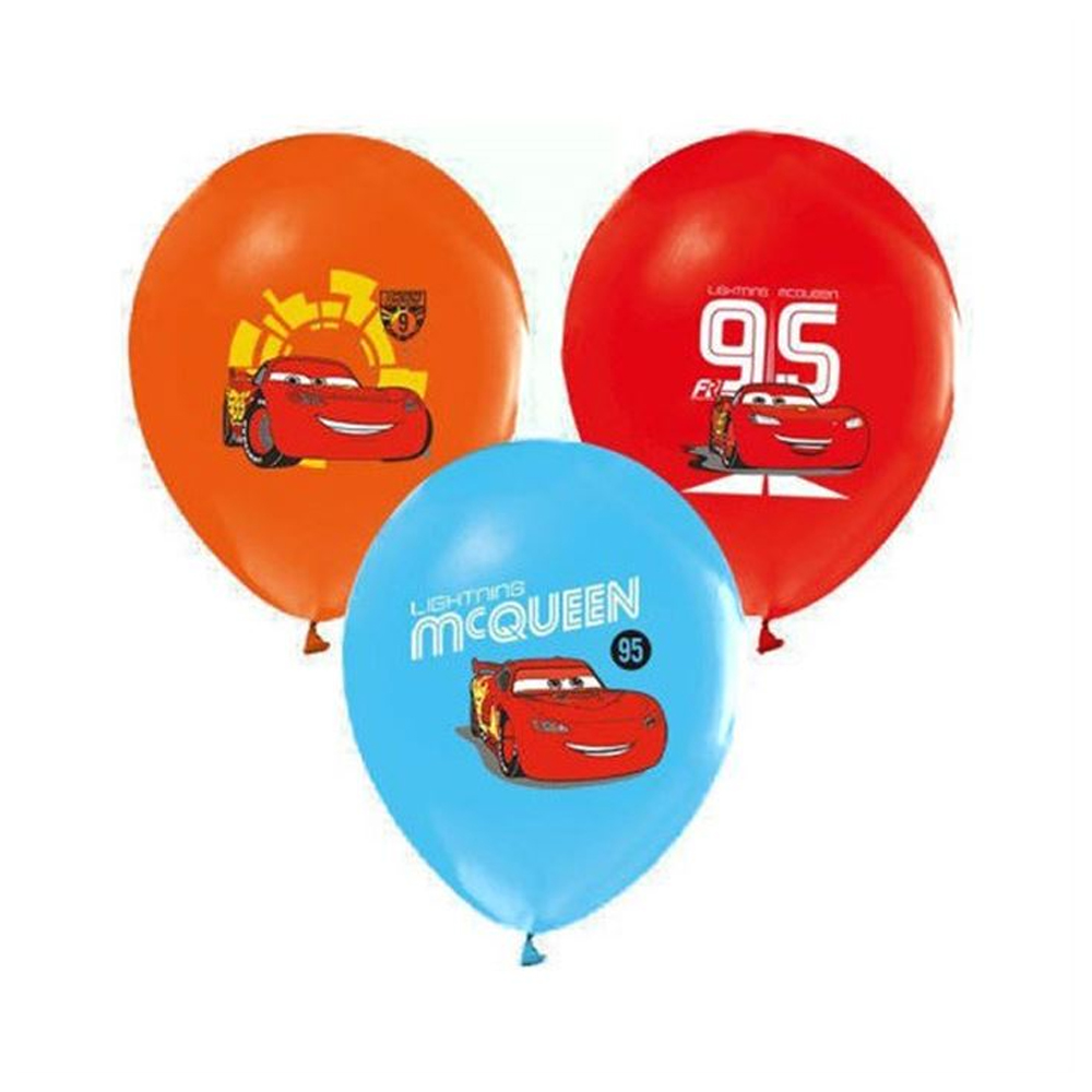 Balonevi Balon 4+1 Cars 3 Baskılı 12" 8 Li