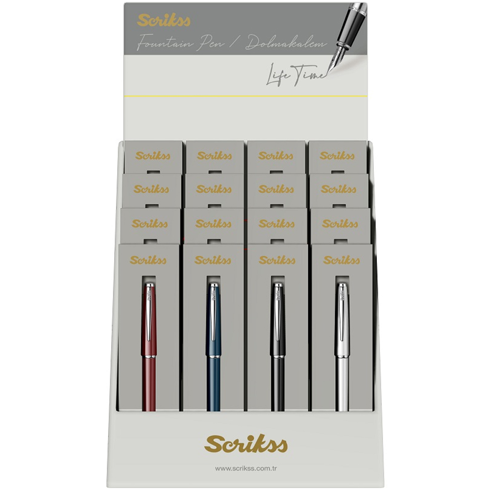 Scrikss Dolma Kalem 16 Lı Özel Kutulu 33