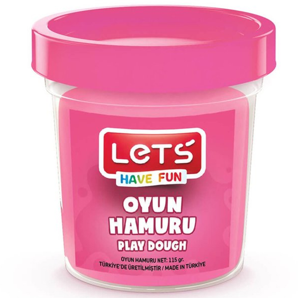 Lets Oyun Hamuru Tek Renk Pembe 110 GR L8440-7